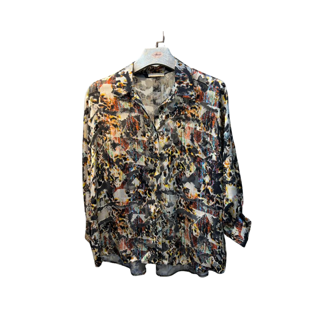 Chemise pour fête femme à motifs
