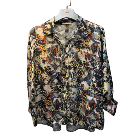 Chemise pour fête femme à motifs