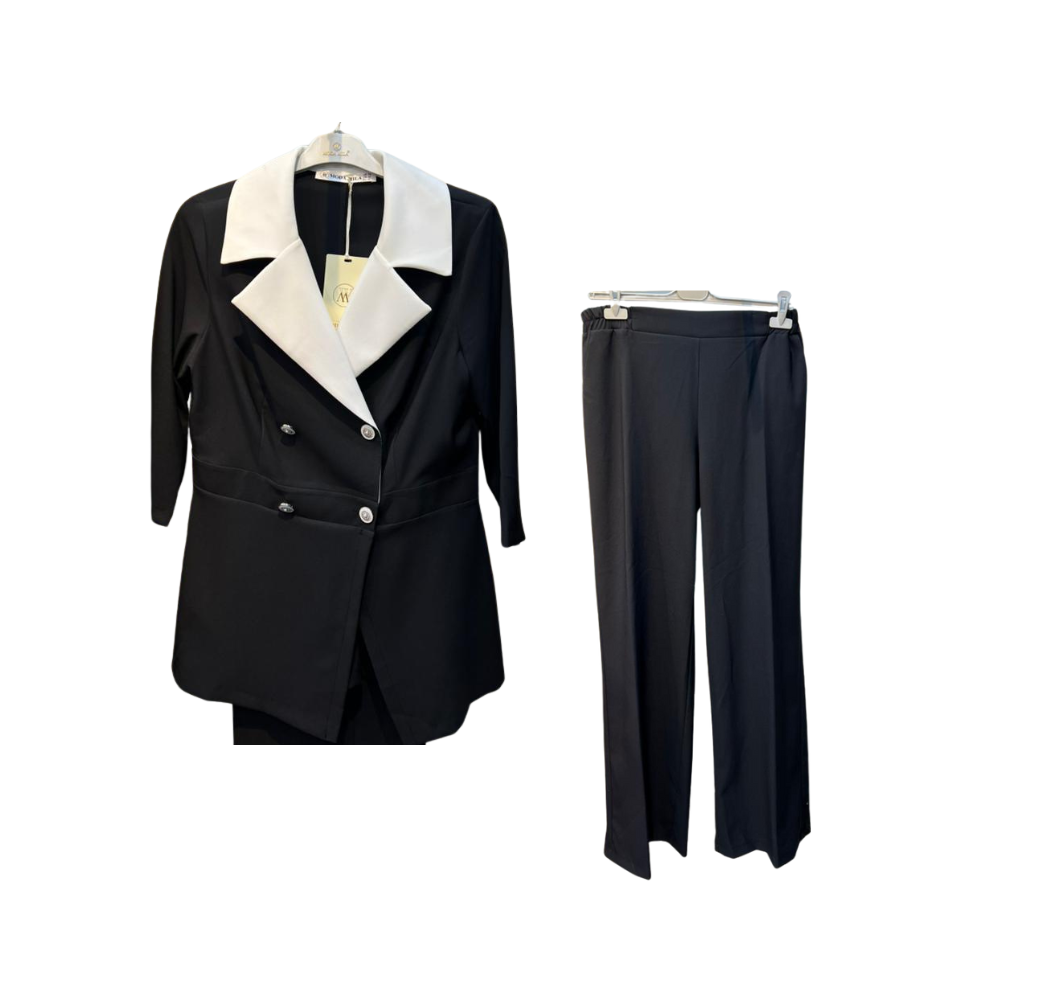 Costume femme classique NOIR ET BLANC 