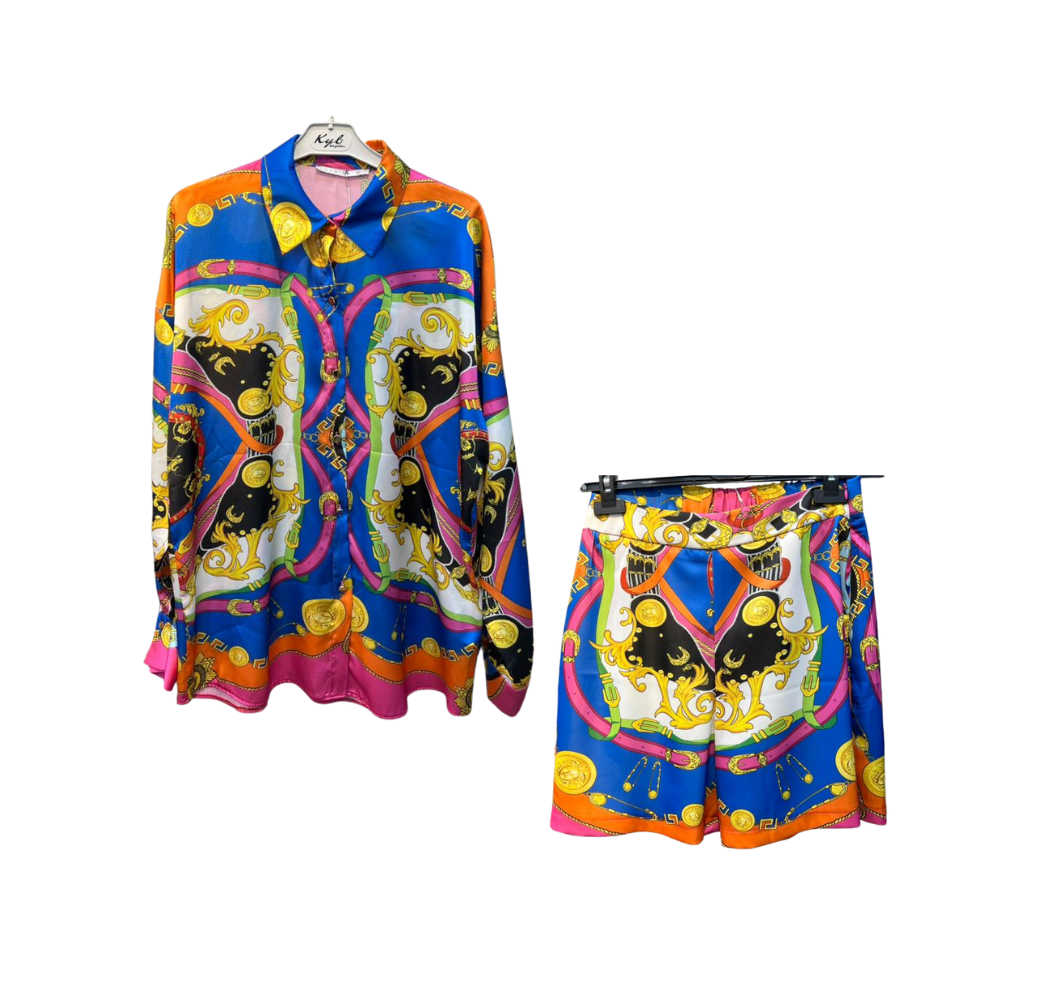 Ensemble chemise et short tendance