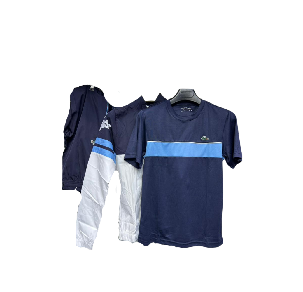 Ensemble Lacoste 3 pièces (t-shirt + pantalon + veste)