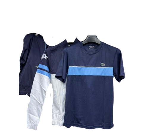 Ensemble Lacoste 3 pièces (t-shirt + pantalon + veste)