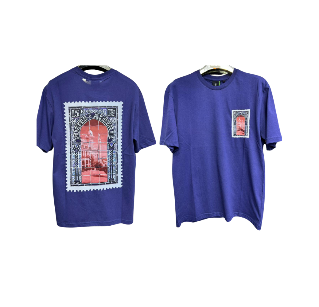 T-shirt Algérie Violet