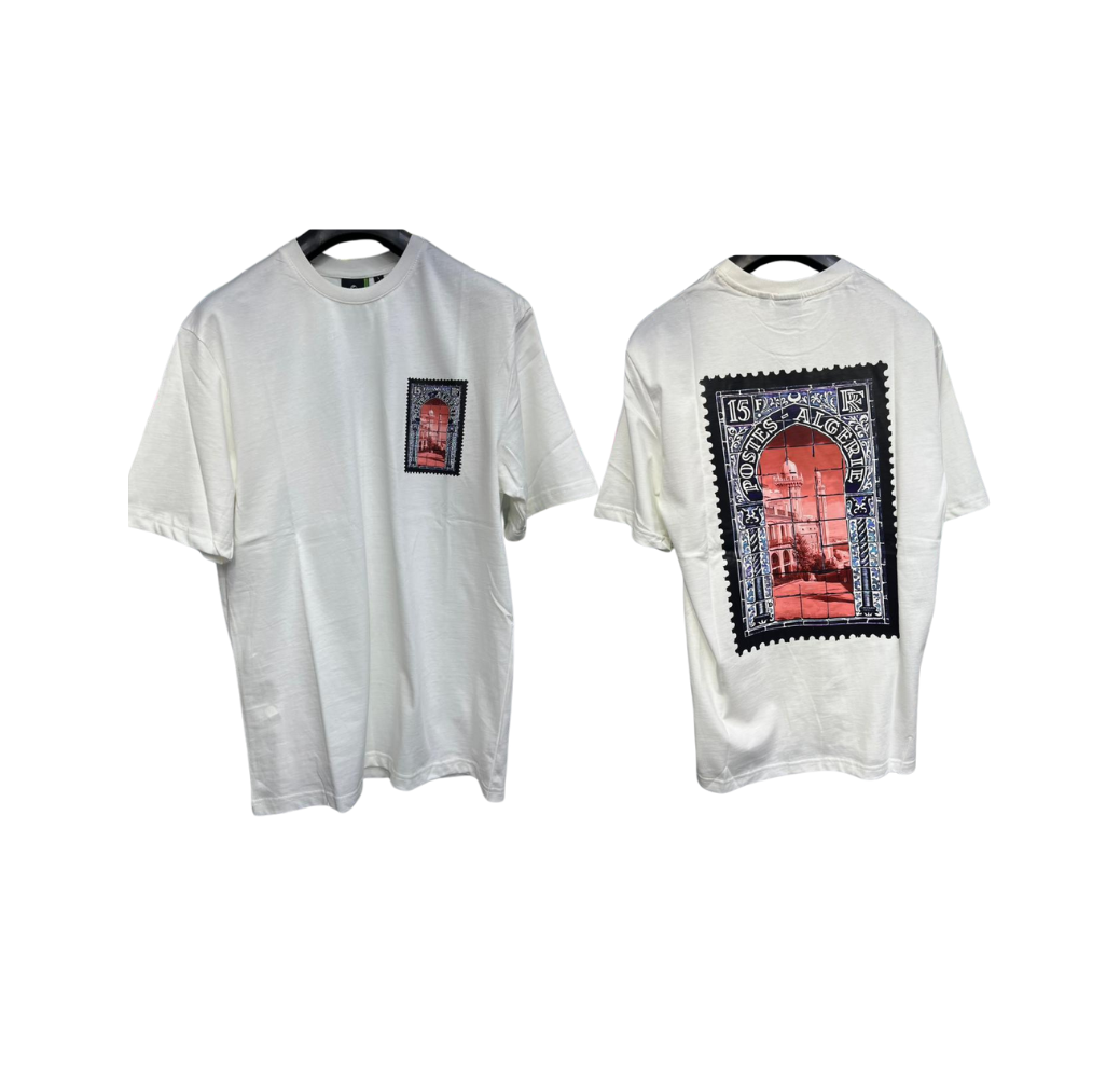 T-shirt Algérie Blanc