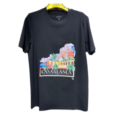 T-shirt Casablanca homme NOIR 