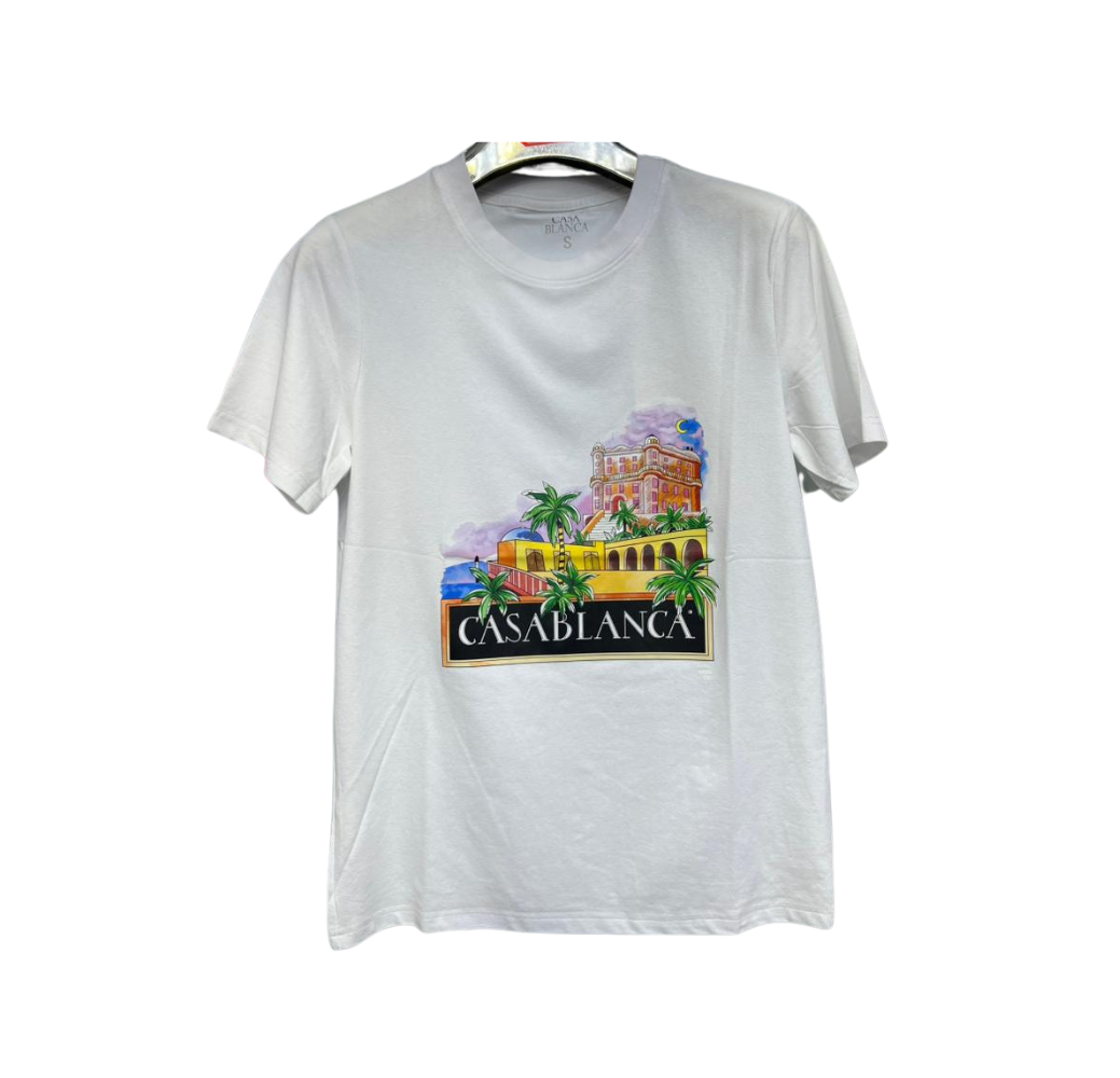 T-shirt Casablanca homme Blanc