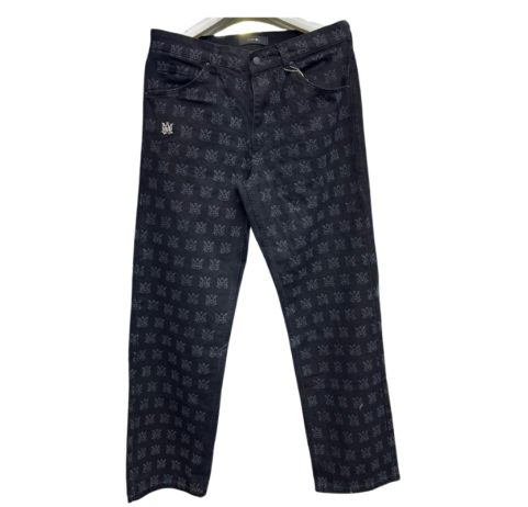 Jean homme coupe droite Noir 