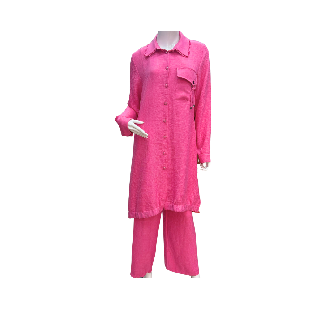 Ensemble d’été deux pièces rose Ensemble d’été deux pièces rose