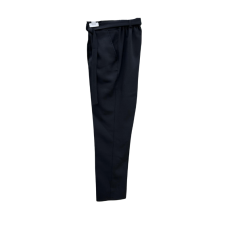 Pantalon classique noir cintré avec ceinture