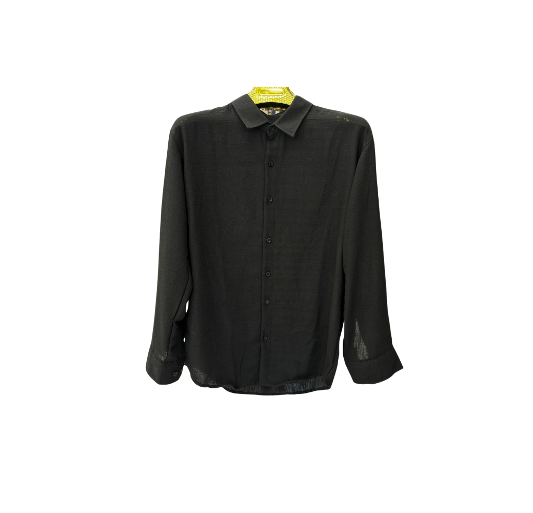 Chemise en lin noir Chemise en lin noir