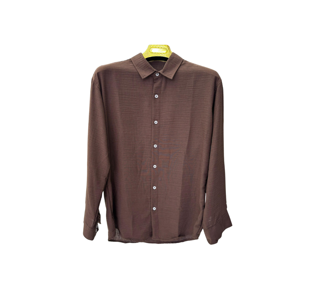 Chemise en lin marron Chemise en lin marron