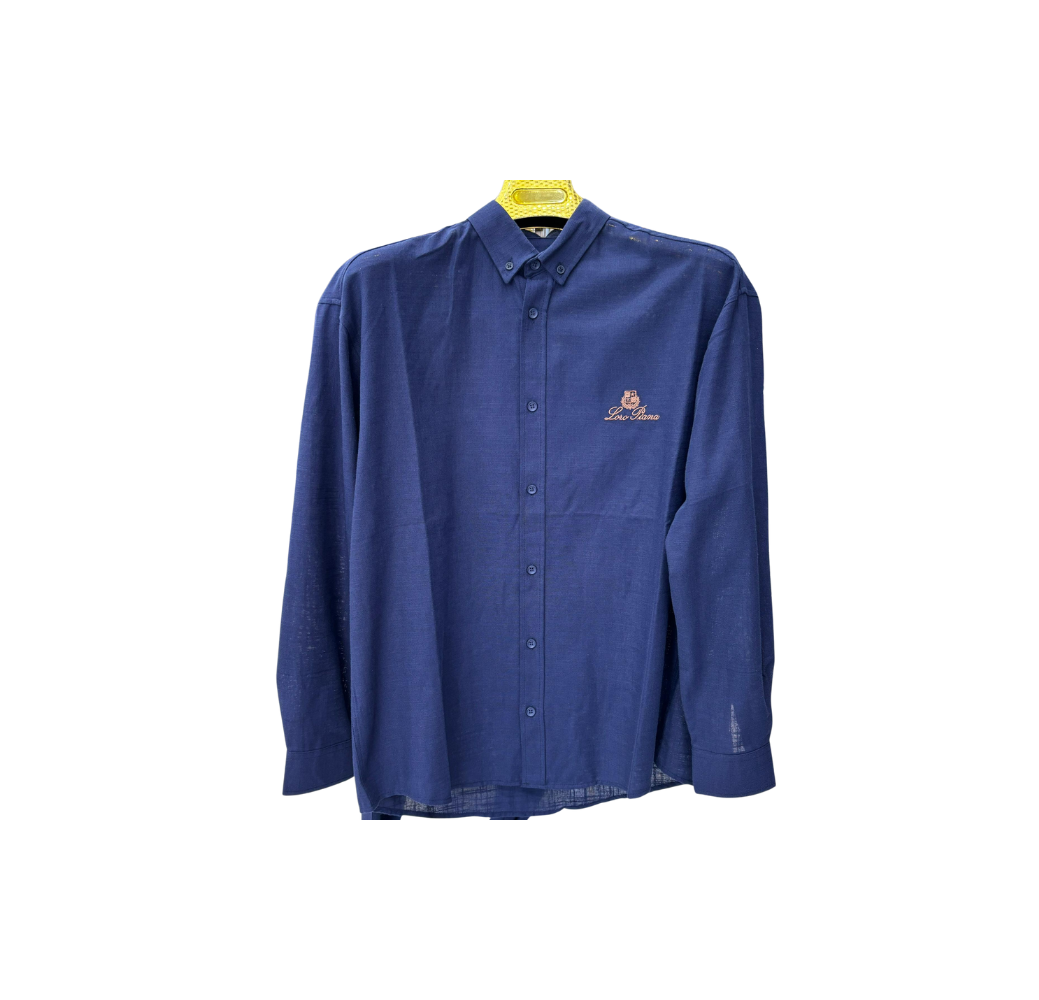 Ensemble en lin bleu nuit Ensemble en lin bleu nuit