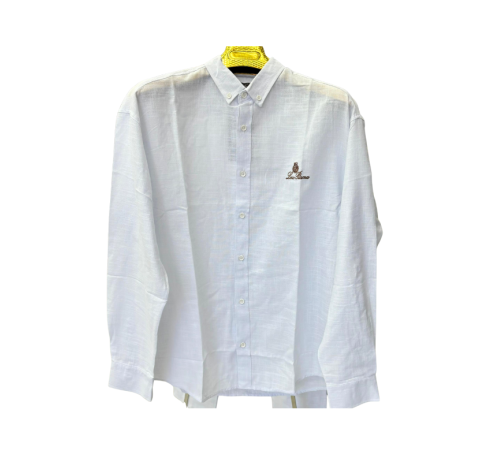 Ensemble en lin blanc