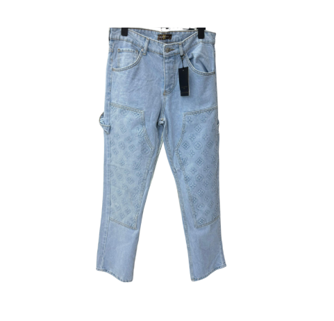 Pantalon en jean LV bleu ciel
