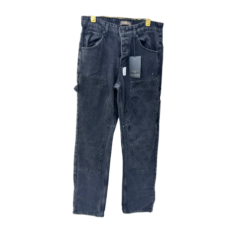 Pantalon en jean LV gris matte