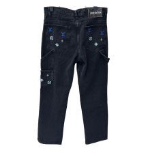 Pantalon en jean LV gris foncé