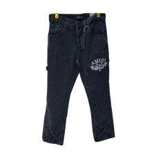 Pantalon en jean Amiri gris matte