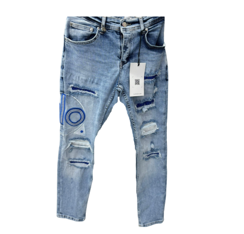 Pantalon en jean Alo yoga bleu ciel
