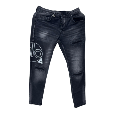 Pantalon en jean Alo yoga gris foncé