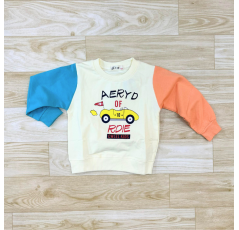 Pull garçon coloré
