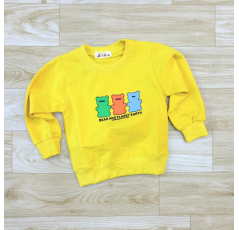 Pull garçon jaune