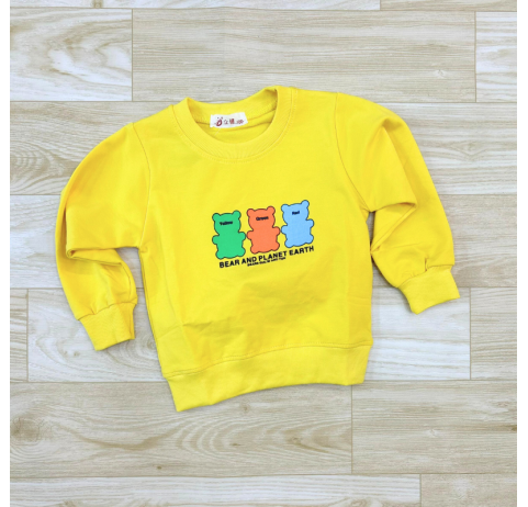 Pull garçon jaune