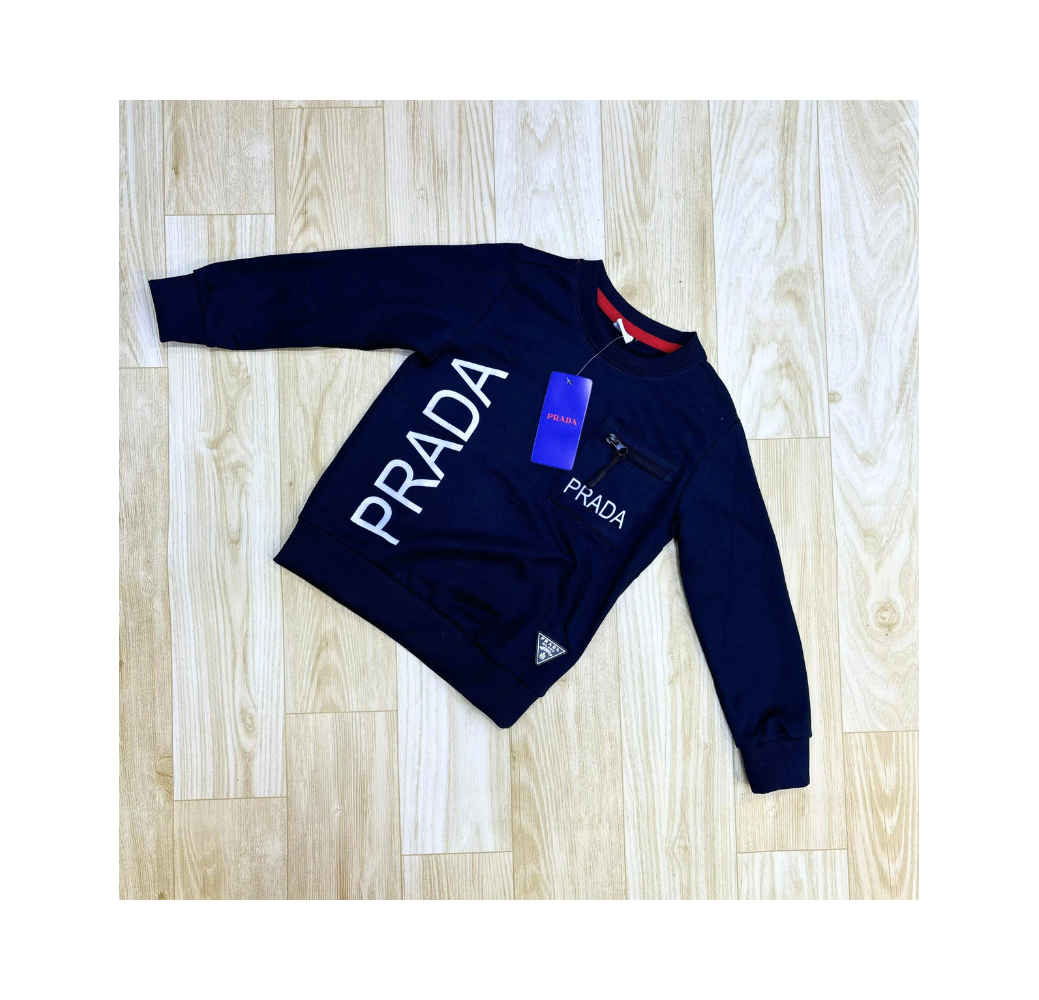 Pull garçon prada noir Pull garçon prada noir