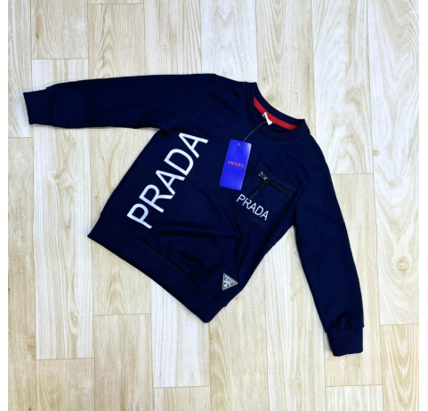 Pull garçon prada noir