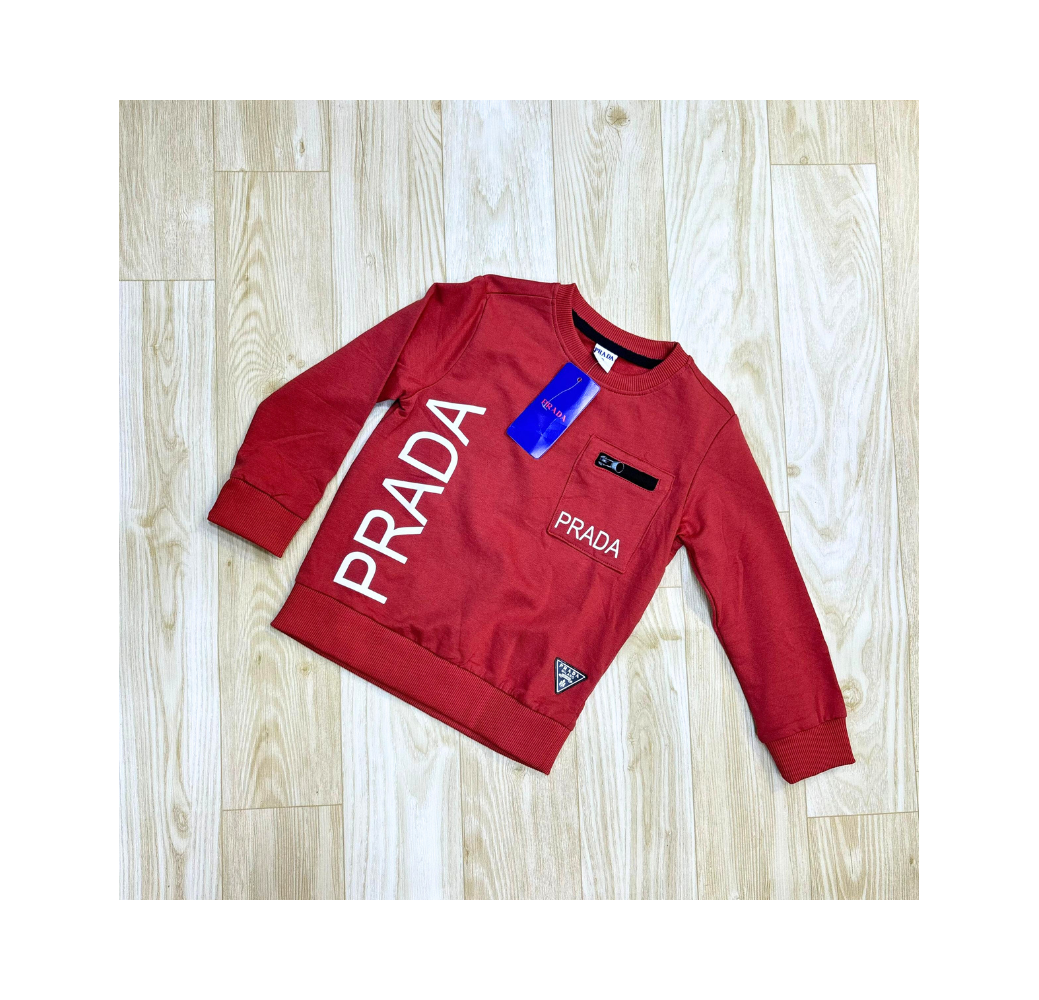 Pull garçon prada rouge Pull garçon prada rouge