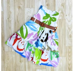 Robe a fleurs coloré