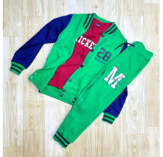 L'ensemble 3 pièces vert