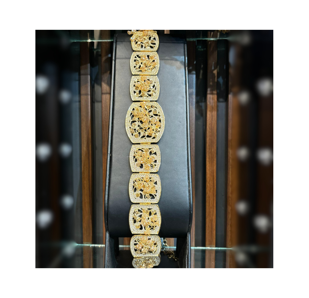 Ceinture en zircon authentique Ceinture en zircon authentique