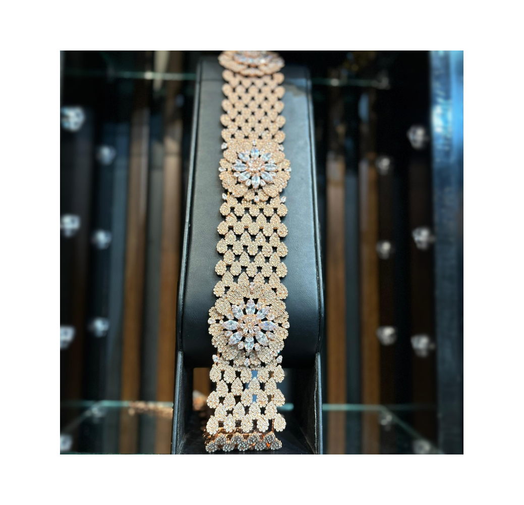 Ceinture en zircon authentique Ceinture en zircon authentique