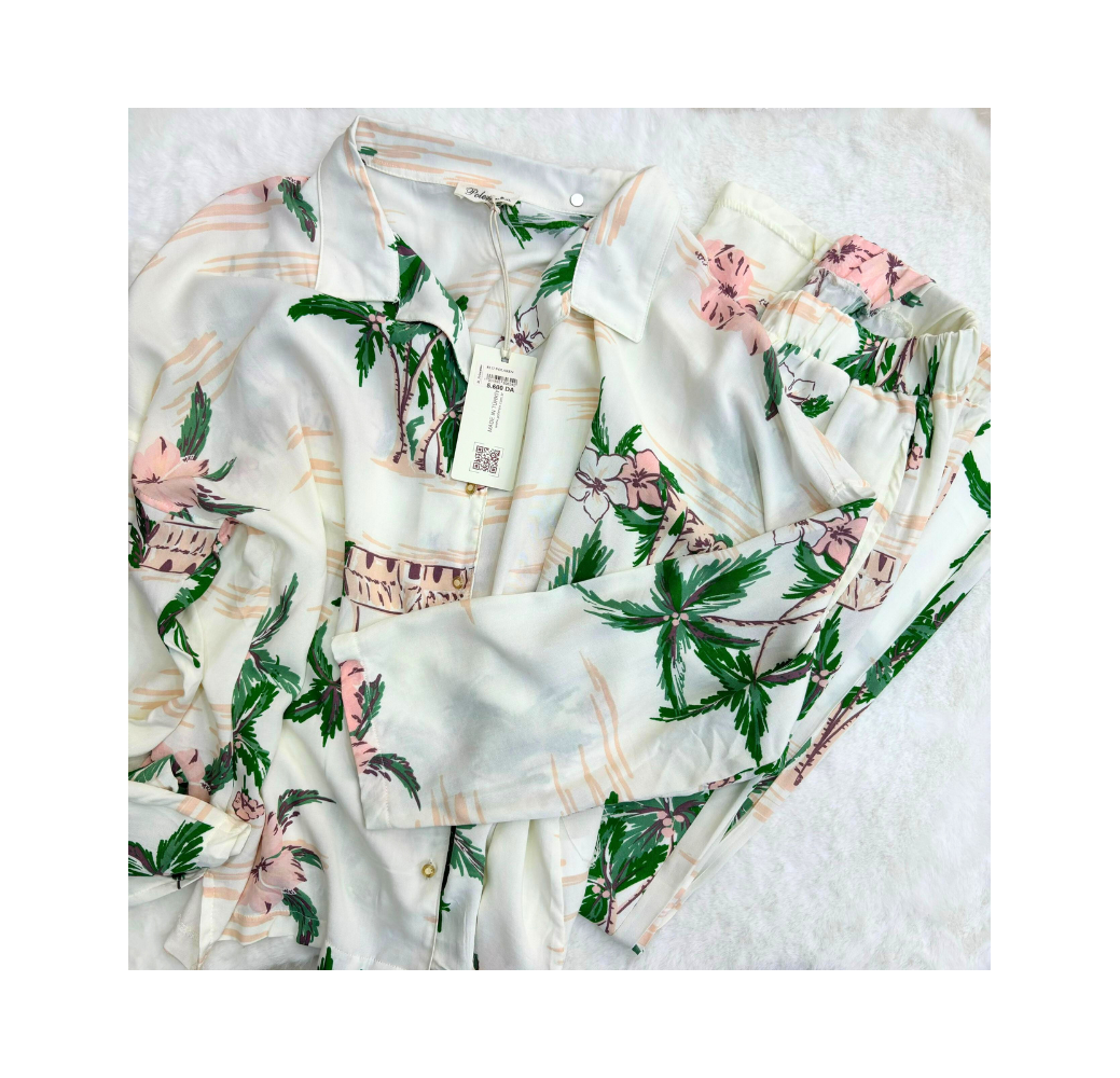 Pyjama deux pièces léger rose Pyjama deux pièces léger rose