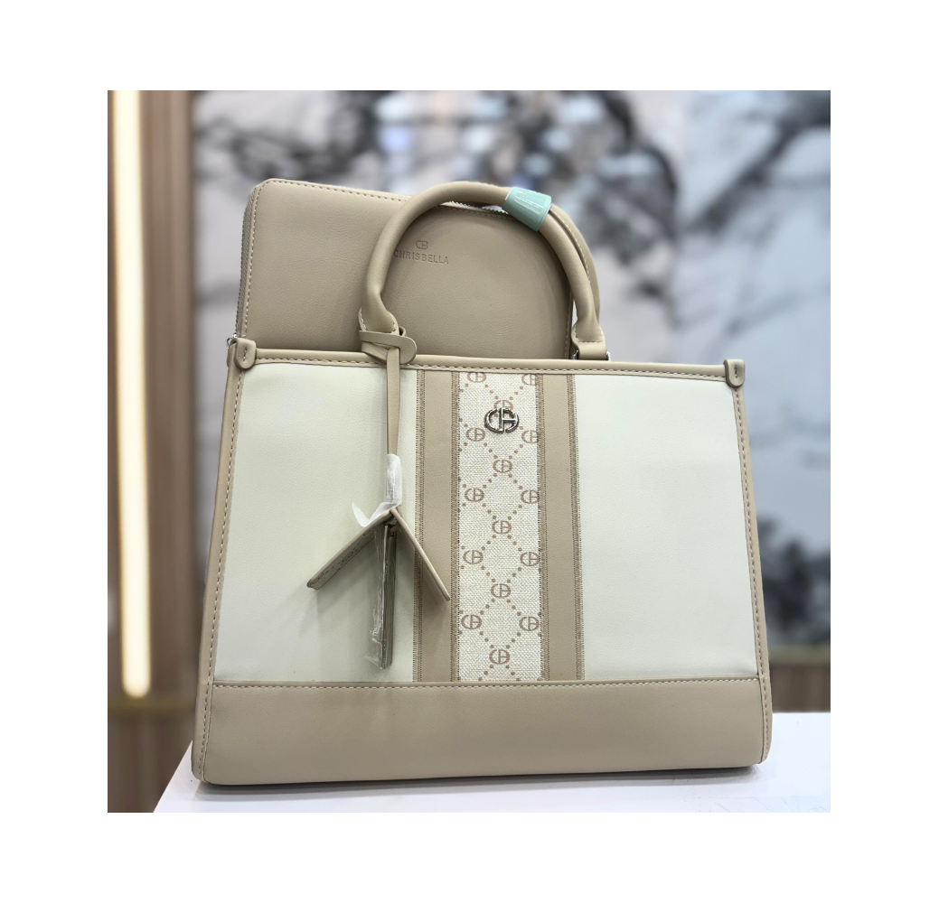 Sac à main femme beige avec pochette – Chrisbella