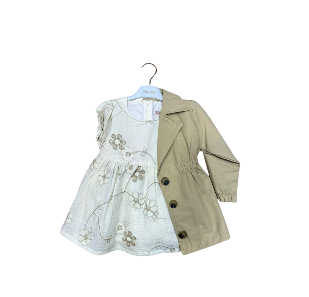 Robes D’hiver avec sa veste ( fille )  