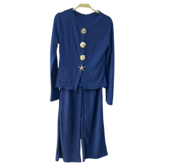 Ensembles Style Décontracté Chic bleu nuit 