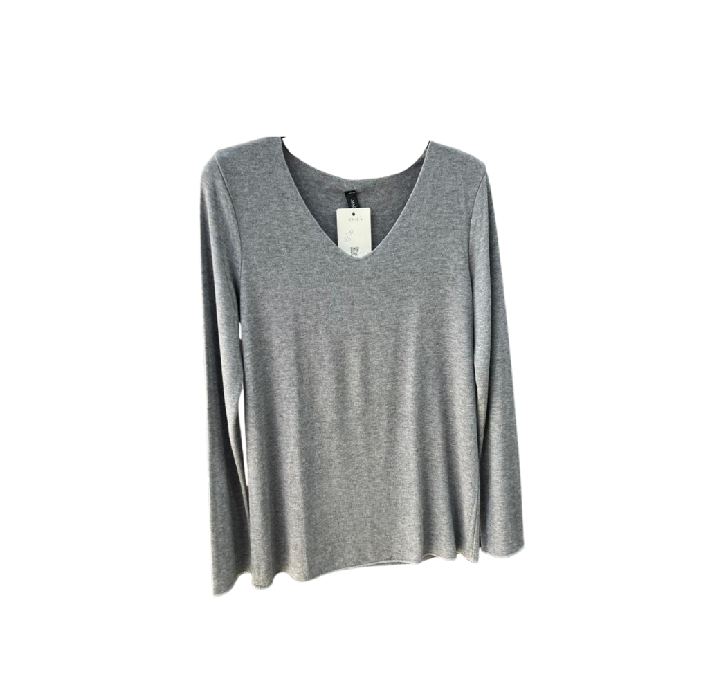 Hauts Manches Longues Coton Premium gris