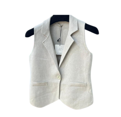 Gilet Classique Élégant blanc 