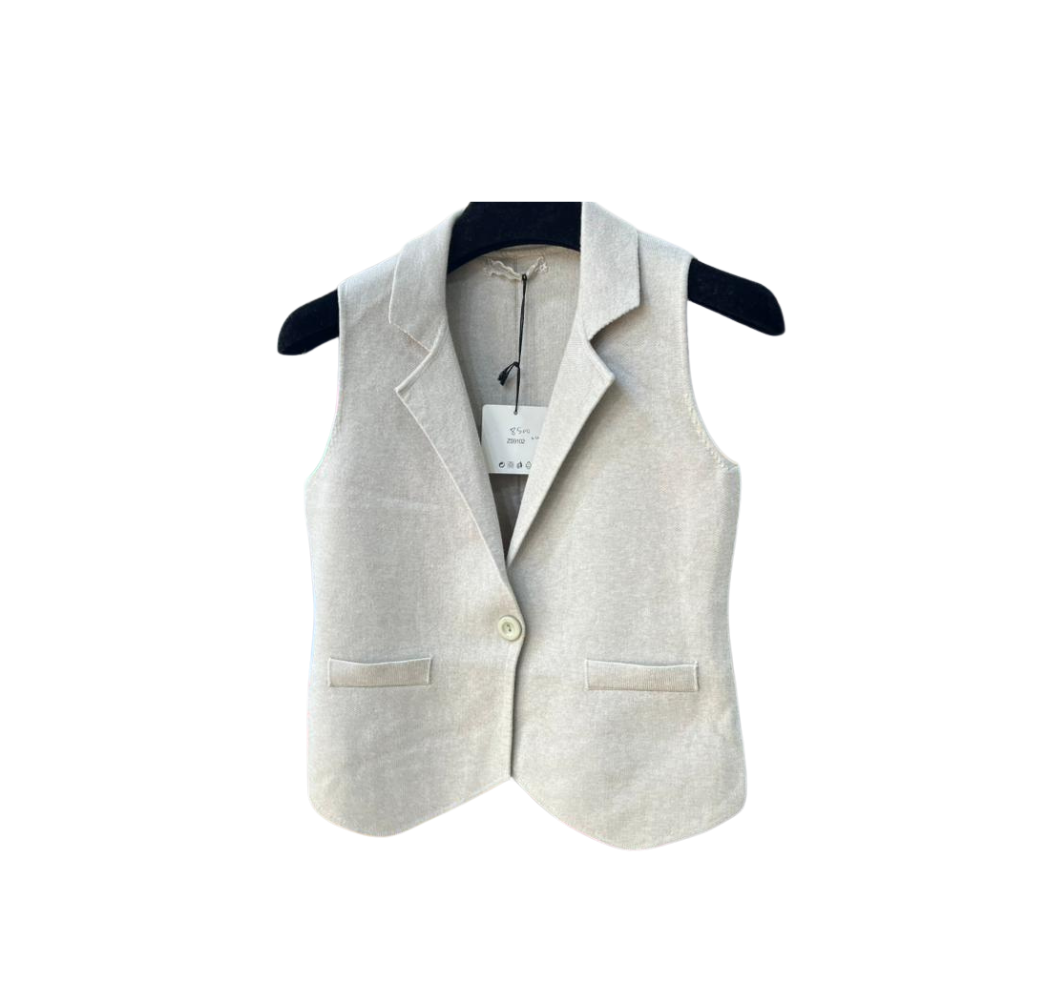 Gilet Classique Élégant blanc 