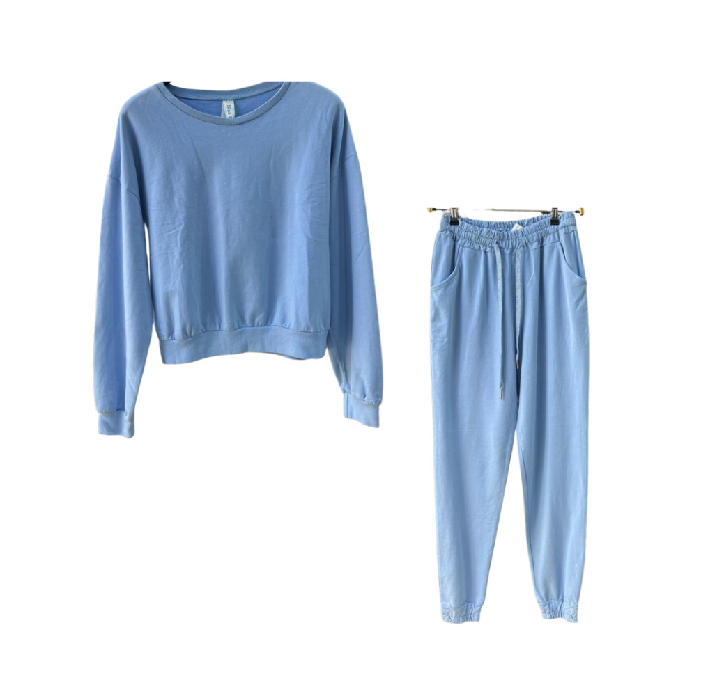 Jogging  bleu — style cosy & tendance