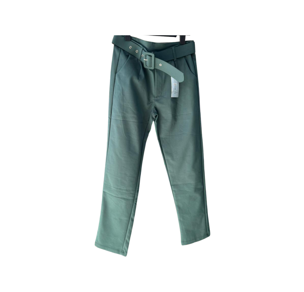 Pantalon Classique & Élégant vert