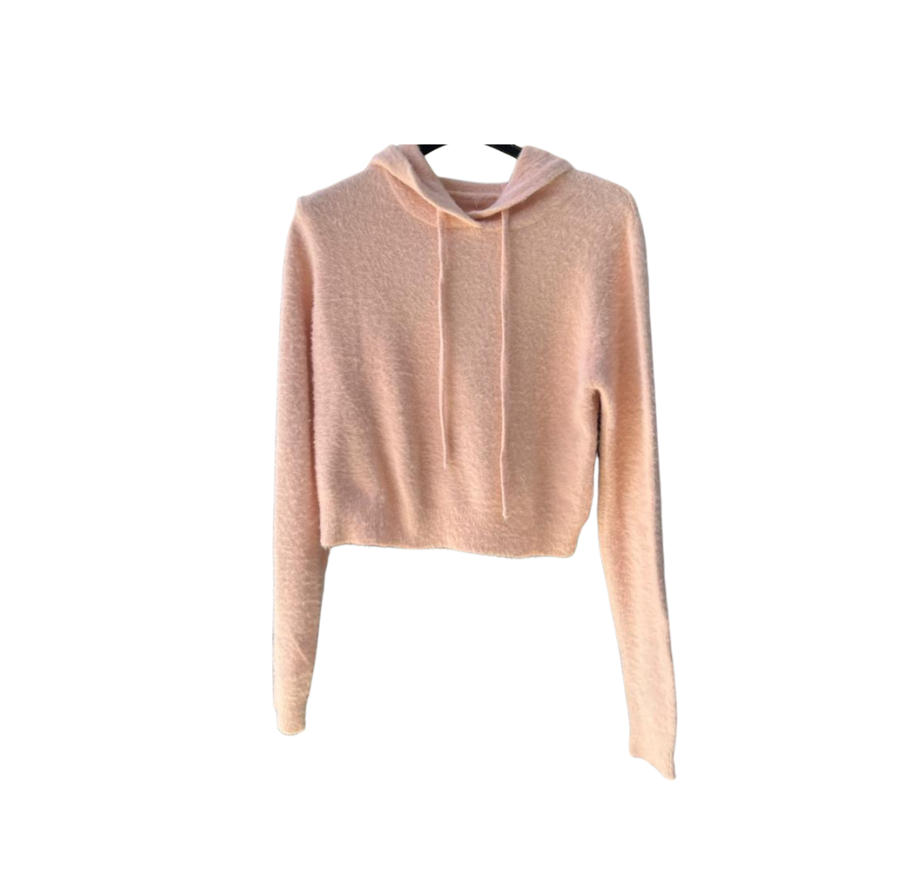 Hauts à Capuche Style Cosy rose  