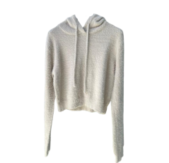Hauts à Capuche Style Cosy BLANC 