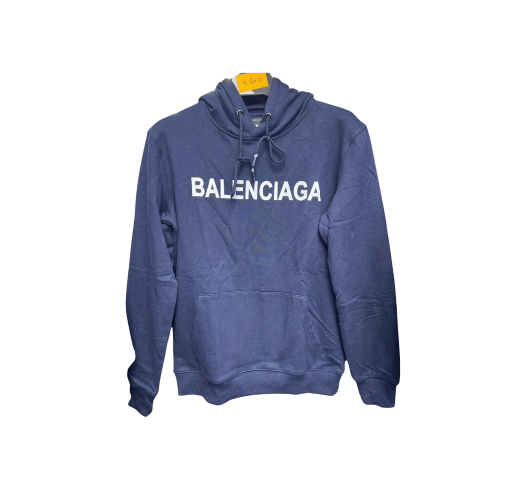 Veste sweat homme Balenciaga bleu 