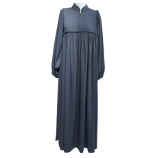 Hijab Long Femmes avec Fermeture gris souris – Bahdja Boutique