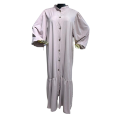 Hijab Long Femmes avec Boutons Rose – Bahdja Boutique