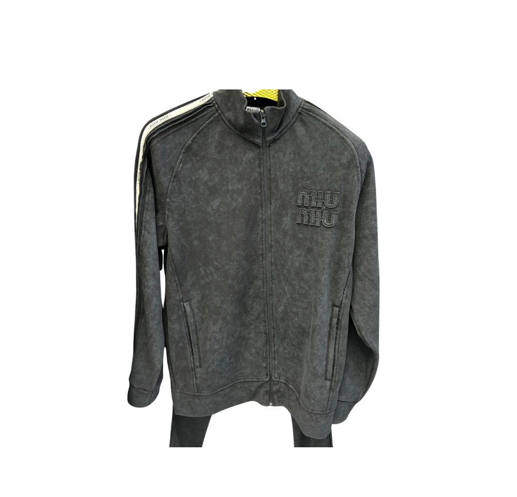 Ensemble Homme Veste et Pantalon Gris – Miu Miu