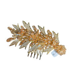 Broche pour cheveux fabriquée avec du zircon pur.