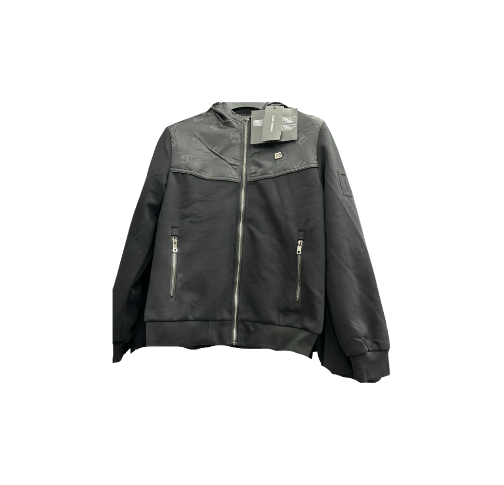 Jacket Bombers Noir et Gris Dolce & Gabbana – Golden Store Hn
